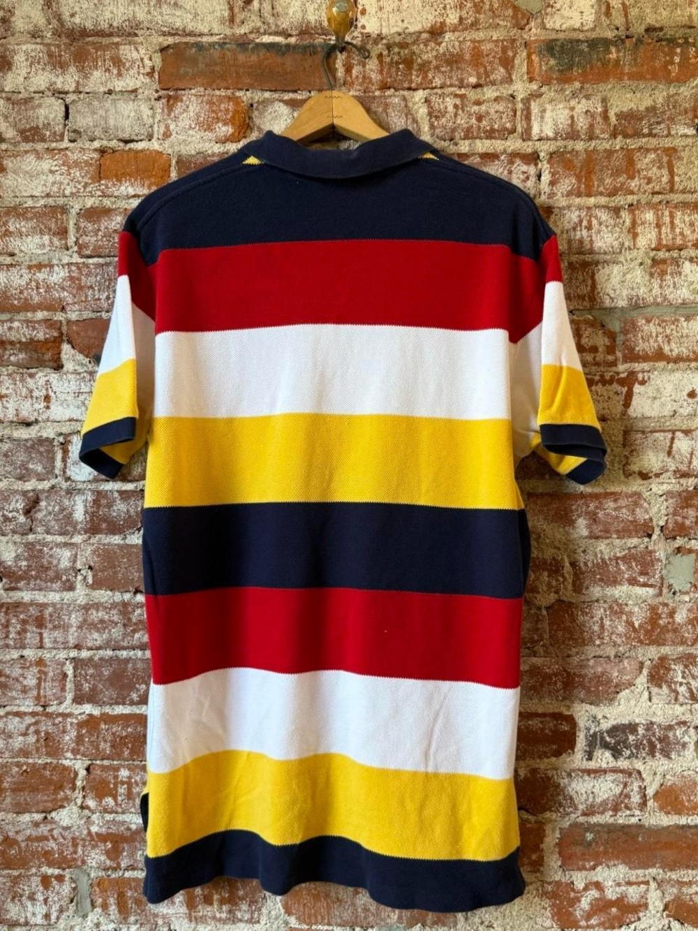 Vintage Bold Striped Polo Ralph Lauren Polo Multicolored Xl - Picture 2 of 4